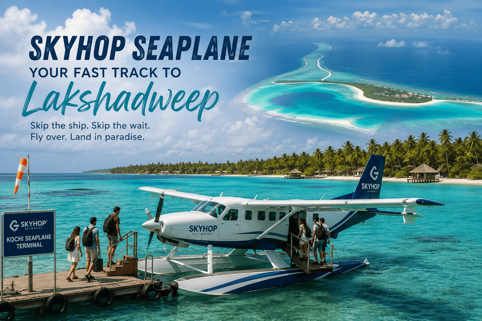 Skyhop Seaplane: The Exciting New Way to Reach Lakshadweep's Islands